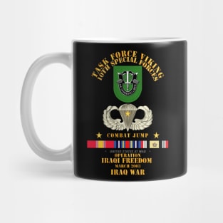 Combat Jump - TF VIking - 10th SFG - OEF - Iraq w SVC Mug